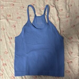 Stylish Blue Ribbed Camisole for Women